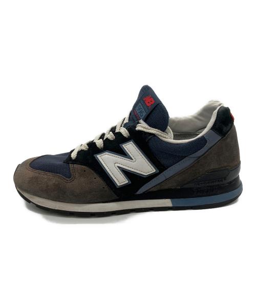 NEW BALANCE（ニューバランス）NEW BALANCE (ニューバランス) スニーカー ネイビー×グレー サイズ:27cmの古着・服飾アイテム