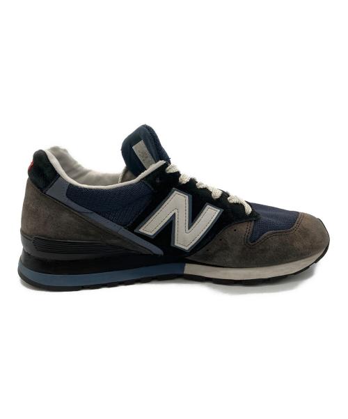 NEW BALANCE（ニューバランス）NEW BALANCE (ニューバランス) スニーカー ネイビー×グレー サイズ:27cmの古着・服飾アイテム