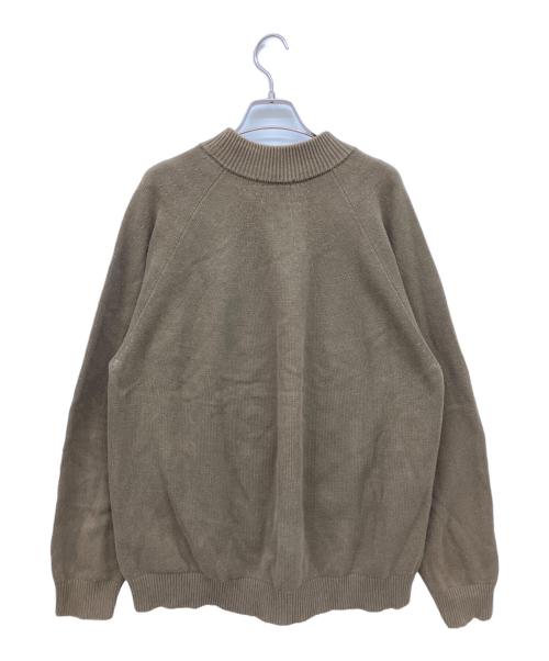 Manual Alphabet（マニュアル アルファベット）MANUAL ALPHABET (マニュアル アルファベット) 厚手ニット オリーブ サイズ:3の古着・服飾アイテム