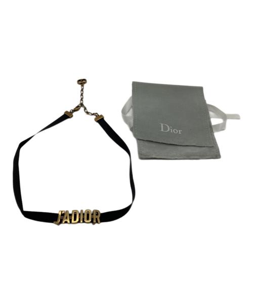 Dior（ディオール）DIOR (ディオール) J'ADIORチョーカー ブラック×ゴールドの古着・服飾アイテム