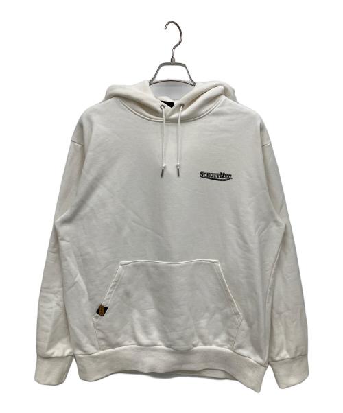 Schott（ショット）Schott (ショット) プルオーバーパーカー ホワイト サイズ:XLの古着・服飾アイテム