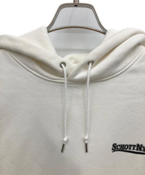 Schott（ショット）Schott (ショット) プルオーバーパーカー ホワイト サイズ:XLの古着・服飾アイテム