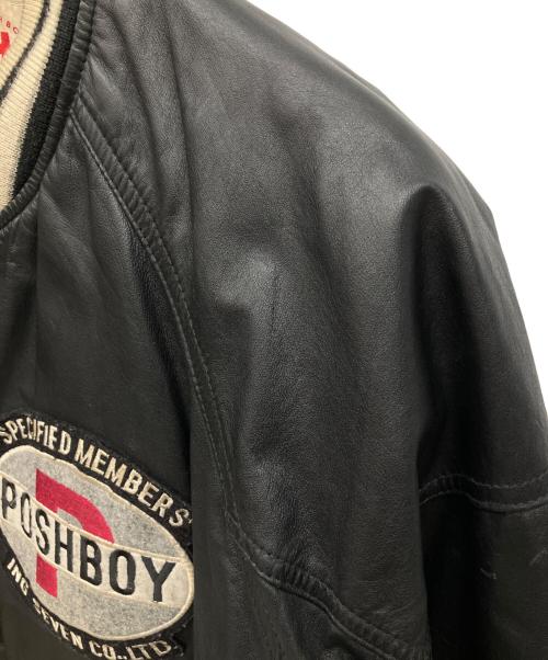 POSH BOY（ポッシュボーイ）POSH BOY (ポッシュボーイ) レザージャケット ブラック サイズ:Freeの古着・服飾アイテム