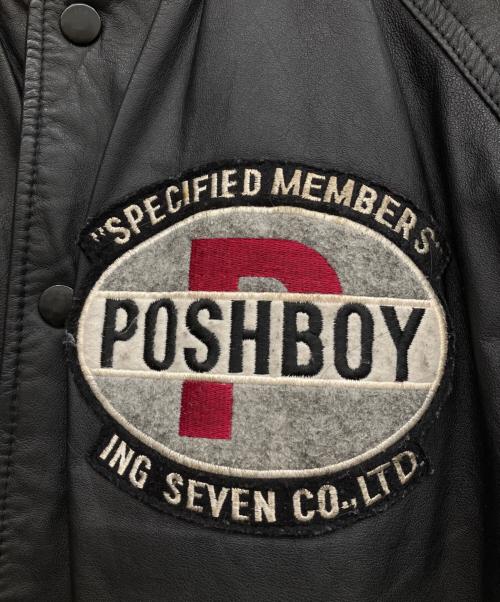 POSH BOY（ポッシュボーイ）POSH BOY (ポッシュボーイ) レザージャケット ブラック サイズ:Freeの古着・服飾アイテム