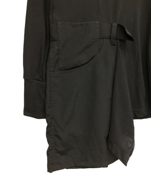 GROUND Y（グラウンドワイ）GROUND Y (グラウンドワイ) 長袖カットソー ブラック サイズ:1の古着・服飾アイテム