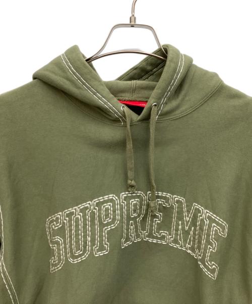 SUPREME（シュプリーム）Supreme (シュプリーム) プルオーバーパーカー グリーン サイズ:Mの古着・服飾アイテム
