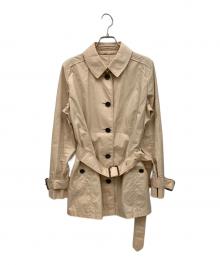 BURBERRY LONDON（バーバリーロンドン）の古着「ステンカラーコート」｜ピンクベージュ
