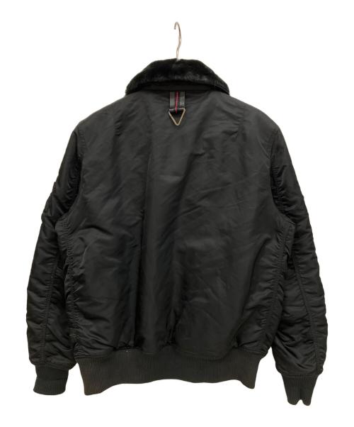 ALPHA（アルファ）ALPHA (アルファ) フライトジャケット ブラック サイズ:Lの古着・服飾アイテム