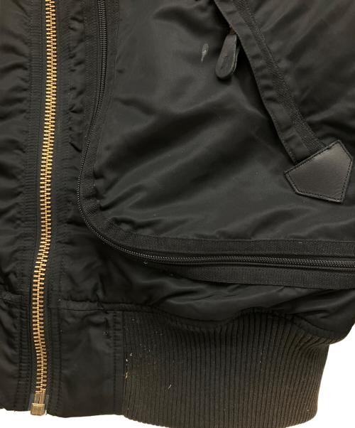 ALPHA（アルファ）ALPHA (アルファ) フライトジャケット ブラック サイズ:Lの古着・服飾アイテム