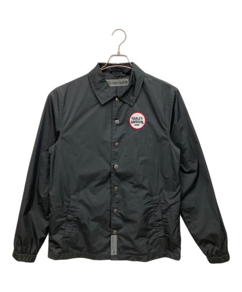 HARLEY-DAVIDSON（ハーレーダビッドソン）HARLEY-DAVIDSON (ハーレーダビッドソン) コーチジャケット ブラック サイズ:Sの古着・服飾アイテム
