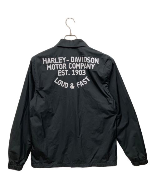 HARLEY-DAVIDSON（ハーレーダビッドソン）HARLEY-DAVIDSON (ハーレーダビッドソン) コーチジャケット ブラック サイズ:Sの古着・服飾アイテム