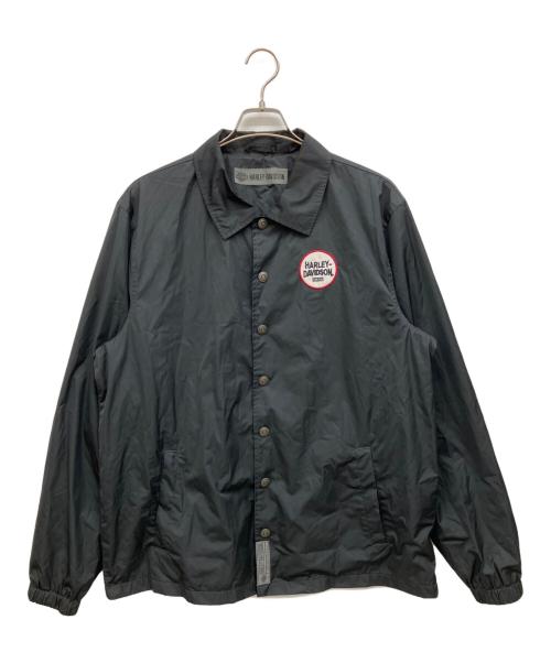 HARLEY-DAVIDSON（ハーレーダビッドソン）HARLEY-DAVIDSON (ハーレーダビッドソン) コーチジャケット ブラック サイズ:Lの古着・服飾アイテム