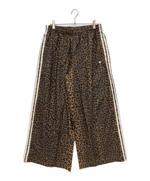 adidas（アディダス）adidas (アディダス) レオパード ファイヤーバード オーバーサイズ トラックパンツ ブラウン サイズ:2XLの古着・服飾アイテム
