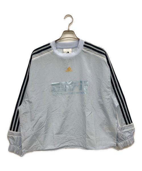adidas（アディダス）adidas (アディダス) チームガイスト 2.0 スウェットシャツ スカイブルー サイズ:2XLの古着・服飾アイテム