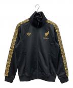 adidasアディダス）の古着「トラックジャケット」｜ブラック