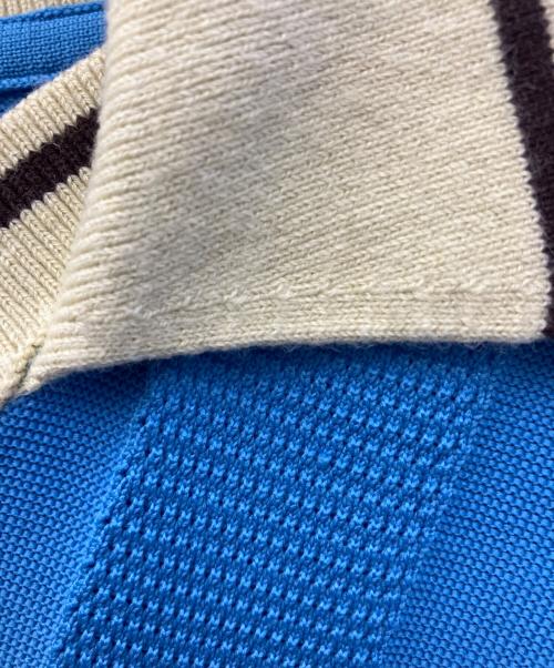 adidas（アディダス）adidas (アディダス) WALES BONNER (ウェールズボナー) ニットロングスリーブフットボールTシャツ スカイブルー サイズ:XLの古着・服飾アイテム
