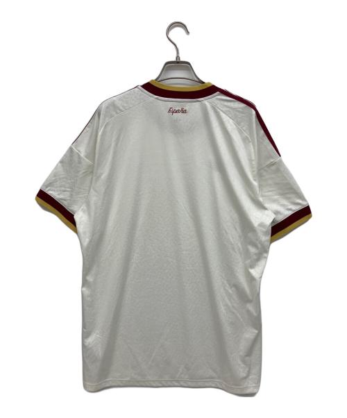 adidas（アディダス）adidas (アディダス) サッカーユニフォーム ホワイト×ボルドー サイズ:3XLの古着・服飾アイテム