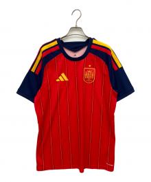 adidas（アディダス）の古着「サッカーユニフォーム」｜レッド×ネイビー