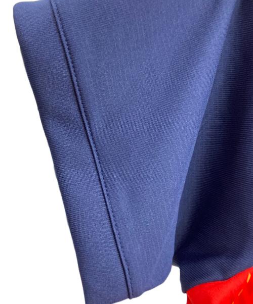 adidas（アディダス）adidas (アディダス) サッカーユニフォーム レッド×ネイビー サイズ:2XLの古着・服飾アイテム