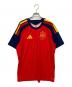 adidas（アディダス）の古着「サッカーユニフォーム」｜レッド×ネイビー
