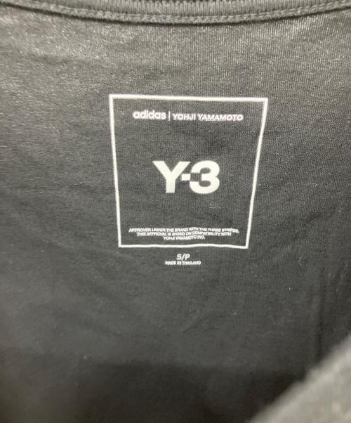 Y-3（ワイスリー）Y-3 (ワイスリー) 半袖カットソー ブラック サイズ:Sの古着・服飾アイテム