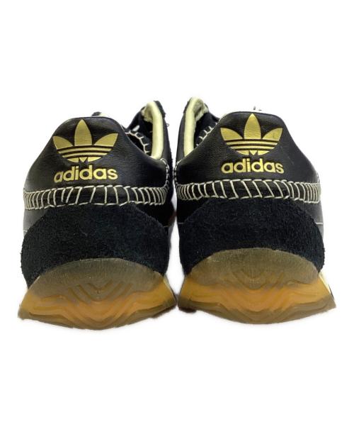 adidas（アディダス）adidas (アディダス) ローカットスニーカー ブラック×イエロー サイズ:23の古着・服飾アイテム