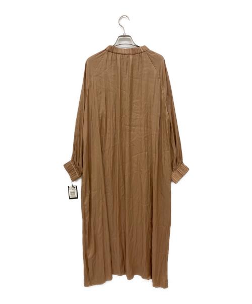 Aga（アーガ）Aga (アーガ) 長袖ワンピース ブラウン サイズ:9号 未使用品の古着・服飾アイテム