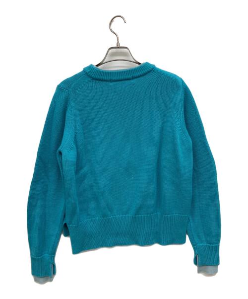 furfur（ファーファー）FURFUR (ファーファー) 厚手ニット スカイブルー サイズ:freeの古着・服飾アイテム