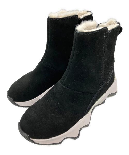 SOREL（ソレル）SOREL (ソレル) ショートブーツ ブラック×ホワイト サイズ:23cmの古着・服飾アイテム