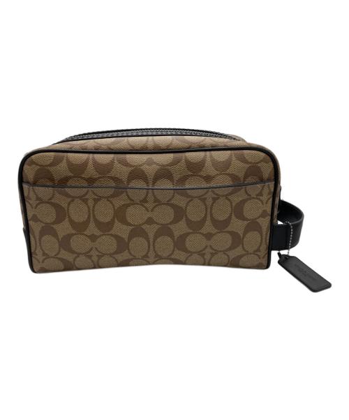 COACH（コーチ）COACH (コーチ) バッグ ベージュ×ブラックの古着・服飾アイテム