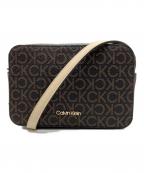 Calvin Kleinカルバンクライン）の古着「ミニショルダーバッグ」｜ブラウン×アイボリー