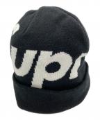 SUPREMEシュプリーム）の古着「ニット帽」｜ブラック×ホワイト