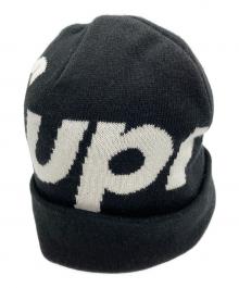 SUPREME（シュプリーム）の古着「ニット帽」｜ブラック×ホワイト