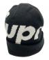 SUPREME（シュプリーム）の古着「ニット帽」｜ブラック×ホワイト