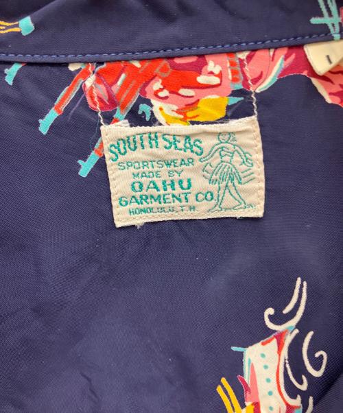 Sun Surf（サンサーフ）Sun Surf (サンサーフ) 半袖シャツ ネイビー サイズ:Lの古着・服飾アイテム