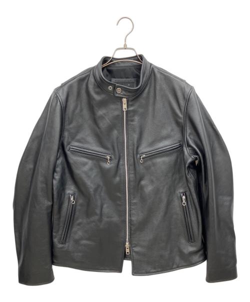 FORTIME（フォータイム）FORTIME (フォータイム) レザージャケット ブラック サイズ:2XLの古着・服飾アイテム