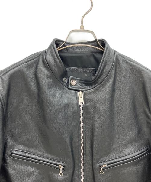 FORTIME（フォータイム）FORTIME (フォータイム) レザージャケット ブラック サイズ:2XLの古着・服飾アイテム