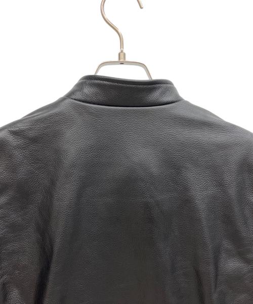 FORTIME（フォータイム）FORTIME (フォータイム) レザージャケット ブラック サイズ:2XLの古着・服飾アイテム