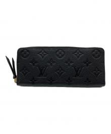 LOUIS VUITTON（ルイ ヴィトン）の古着「ラウンドファスナー財布」｜ブラック