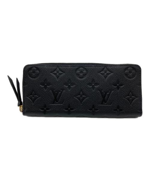 LOUIS VUITTON（ルイ ヴィトン）LOUIS VUITTON (ルイ ヴィトン) ラウンドファスナー財布 ブラックの古着・服飾アイテム