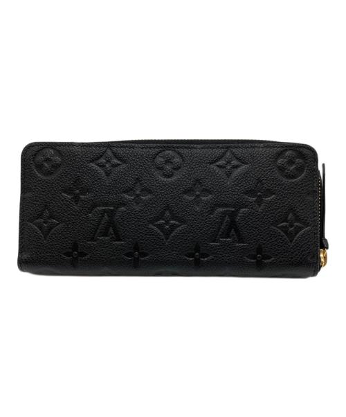 LOUIS VUITTON（ルイ ヴィトン）LOUIS VUITTON (ルイ ヴィトン) ラウンドファスナー財布 ブラックの古着・服飾アイテム