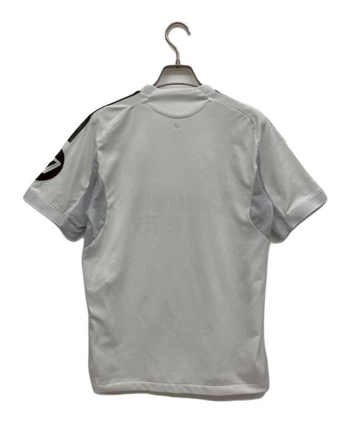 adidas（アディダス）adidas (アディダス) サッカーユニフォーム グレー サイズ:Mの古着・服飾アイテム