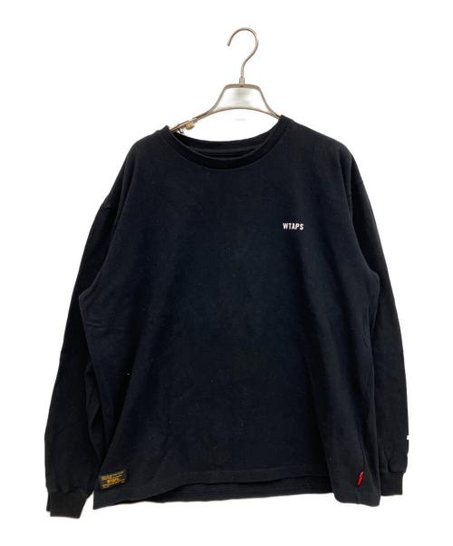 WTAPS（ダブルタップス）WTAPS (ダブルタップス) 長袖カットソー ブラック サイズ:Mの古着・服飾アイテム