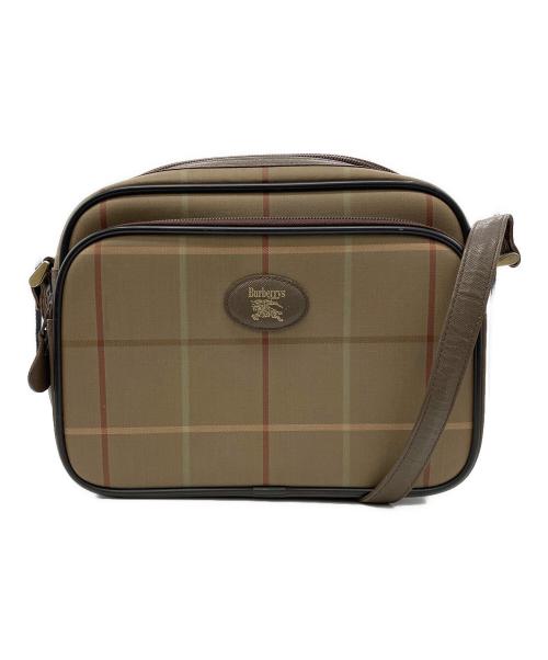 BURBERRY（バーバリー）BURBERRY (バーバリー) ショルダーバッグ ベージュ×ブラウンの古着・服飾アイテム