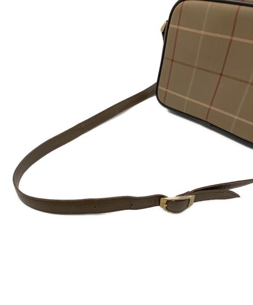 BURBERRY（バーバリー）BURBERRY (バーバリー) ショルダーバッグ ベージュ×ブラウンの古着・服飾アイテム