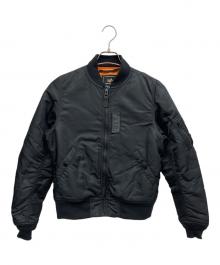 ALPHA INDUSTRIES（アルファインダストリーズ）の古着「MA-1ジャケット」｜ブラック