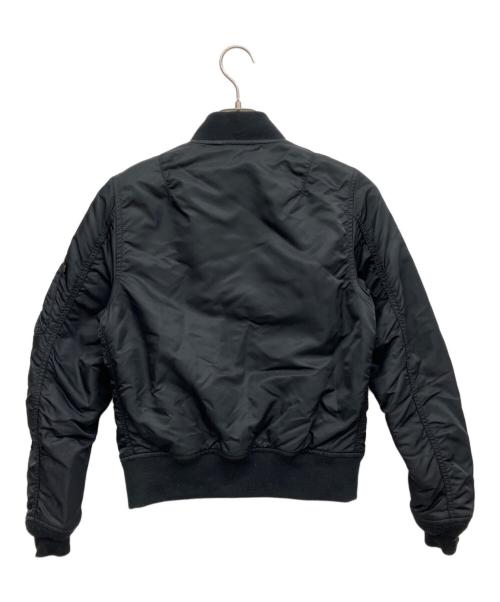 ALPHA INDUSTRIES（アルファインダストリーズ）ALPHA INDUSTRIES (アルファインダストリーズ) MA-1ジャケット ブラック サイズ:Mの古着・服飾アイテム