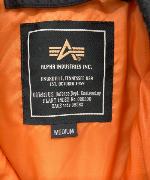 ALPHA INDUSTRIES（アルファインダストリーズ）ALPHA INDUSTRIES (アルファインダストリーズ) MA-1ジャケット ブラック サイズ:Mの古着・服飾アイテム
