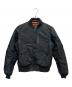 ALPHA INDUSTRIES（アルファインダストリーズ）の古着「MA-1ジャケット」｜ブラック