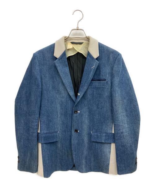 DIESEL（ディーゼル）DIESEL (ディーゼル) N.HOOLYWOOD (エヌ ハリウッド) デニムテーラードジャケット インディゴ サイズ:36の古着・服飾アイテム